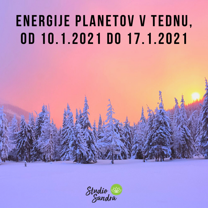 ENERGIJE PLANETOV V TEDNU OD 10.1.2021 DO 17.1.2021
