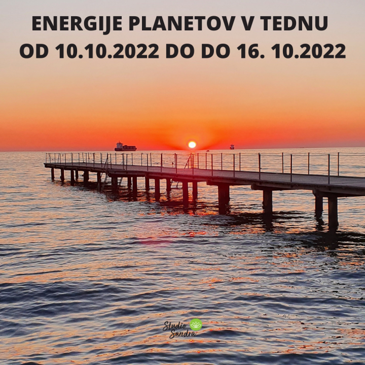 ENERGIJE PLANETOV V TEDNU OD 9.10. DO 16.10.2022