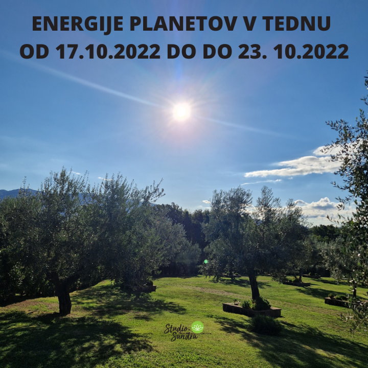 ENERGIJA PLANETOV V TEDNU OD 16.10.2022 DO 23.10.2022