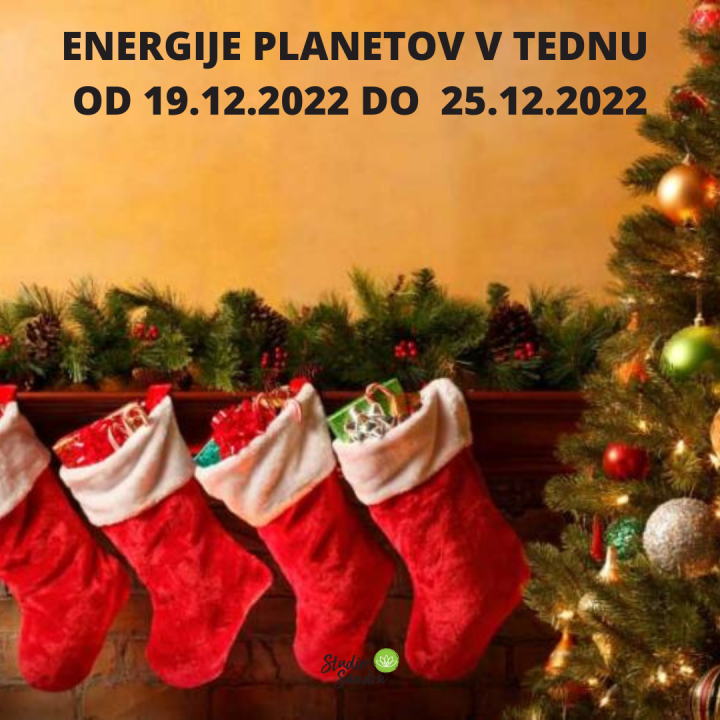 ENERGIJE PLANETOV V TEDNU OD 19.12.DO 25.12.2022
